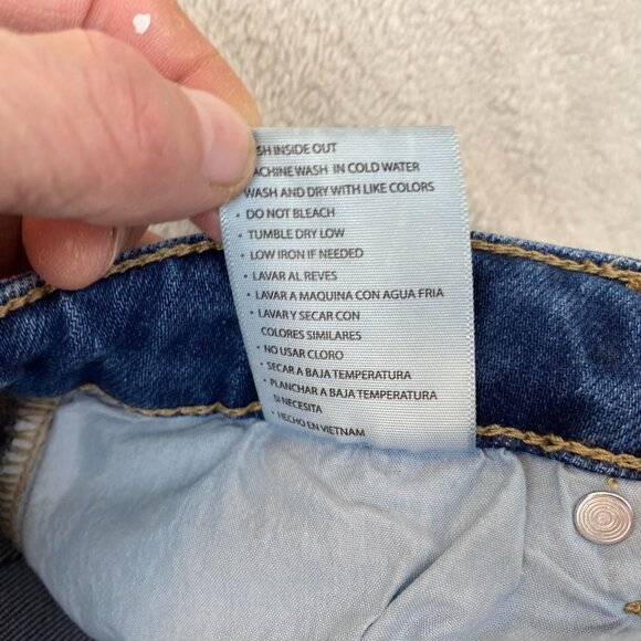 KanCan Womens Skinny Mid-Rise Jeans Size 25 Frayed Hem 211014 - Picture 11 of 16